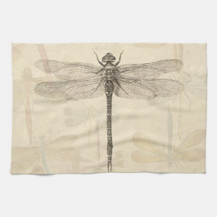 Dragonfly Antiek Classic Natuur Theedoek