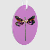 Dragonfly - argent, or, violet et noir (devant)