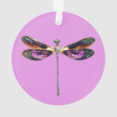 Dragonfly - argent, or, violet et noir (dos)