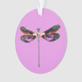 Dragonfly - argent, or, violet et noir (devant)