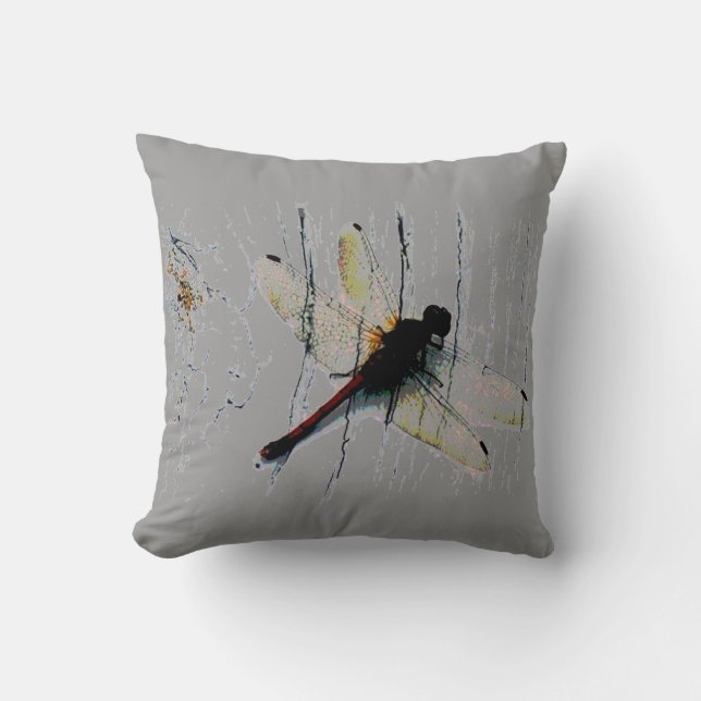 Dragonfly Art Kussen (Voorkant)