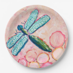 Dragonfly Art Papieren Bordje