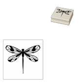 Dragonfly Art Rubber Stamp Rubberstempel (Gestempeld)