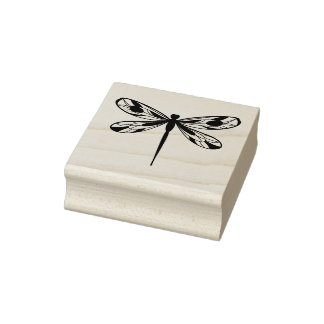 Dragonfly Art Rubber Stamp Rubberstempel