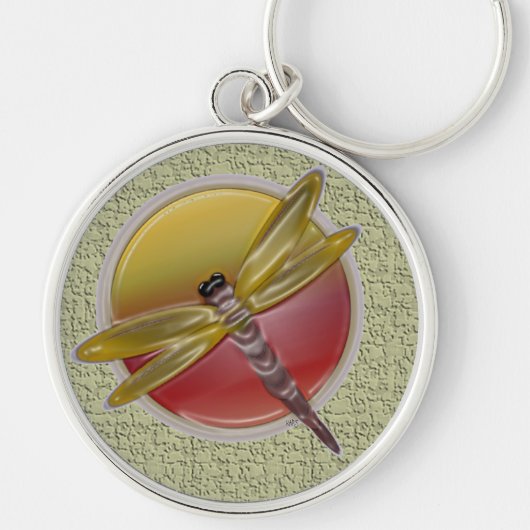 Dragonfly Art Sleutelhanger (Voorkant)