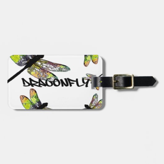 DRAGONFLY BAGAGELABEL (Voorkant horizontaal)