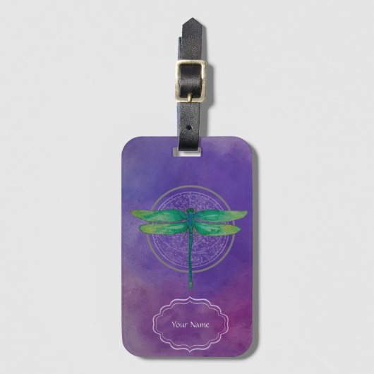Dragonfly-Bagagelabel Bagagelabel (Voorkant (verticaal))