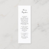 Dragonfly begrafenis Bladwijzer, begrafenis Keepsa Mini Visitekaartje (Achterkant)