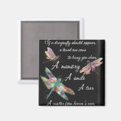 Dragonfly Bericht Magnet 2 Magneet (Voorkant / Achterkant)