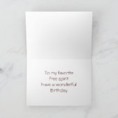 Dragonfly Birthday Kaart (Binnen)