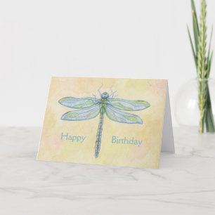 Dragonfly Birthday-kaart Kaart