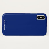 Dragonfly blauwe kleurnaam Case-Mate iPhone case (Achterkant (horizontaal))