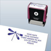 Dragonfly Blue Zakelijk Persoonlijk Adres