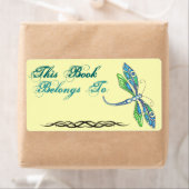 Dragonfly Boek Bord Eigendom Label (Insitu)