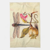 Dragonfly Botanische Natuur Wildleven Theedoek (Verticaal)