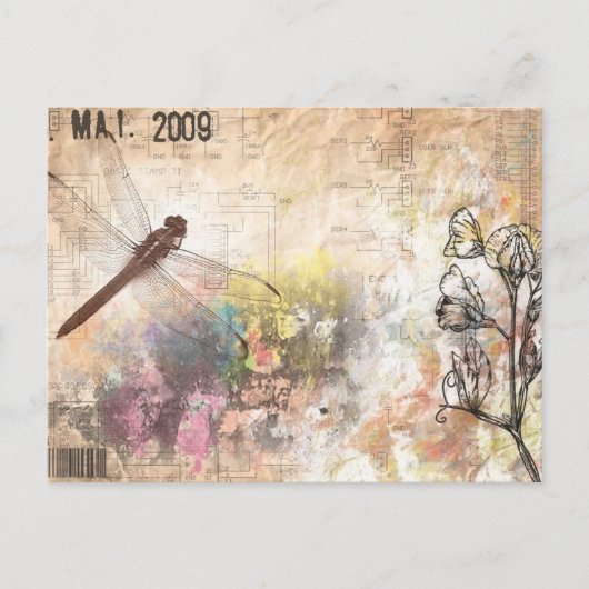 Dragonfly Briefkaart (Voorkant)