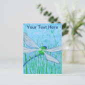 Dragonfly Briefkaart (Staand voorkant)