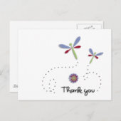 Dragonfly-Briefkaart Briefkaart (Voorkant / Achterkant)