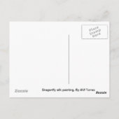 Dragonfly Briefkaart Zijderzijde (Achterkant)