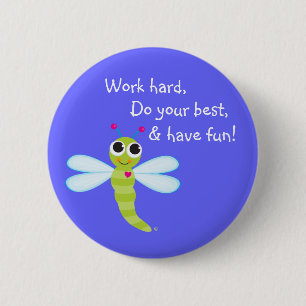 Dragonfly-Button Ronde Button 5,7 Cm