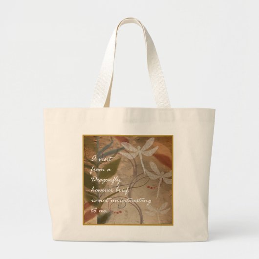 Dragonfly-canvas tas (Voorkant)