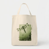 Dragonfly Canvas tas (Sage Green) (Voorkant)