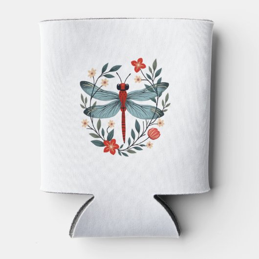 Dragonfly Christmas T-Shirt_1 (1) Blikjeskoeler (Voorkant)