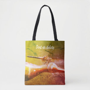 Dragonfly Co Pilot Insect Art gepersonaliseerd Draagtas