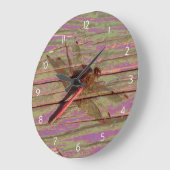 Dragonfly Colorful Grote Klok (Hoek)