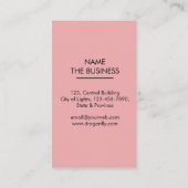 Dragonfly Creative Designer Natuur Consultancy Visitekaartje (Achterkant)