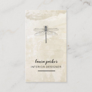 Dragonfly Creative Designer Natuur  Minimale Visitekaartje