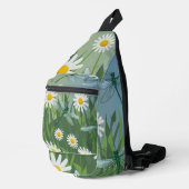 Dragonfly Daisies Sling Bag (Rechterhoek)
