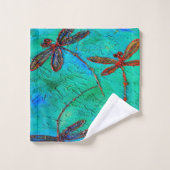 Dragonfly Dance Bad Handdoek (Wasdoekje)