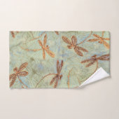 Dragonfly Dance Gold Bad Handdoek (Handdoek)