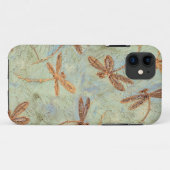Dragonfly Dance Gold Case-Mate iPhone Case (Achterkant (horizontaal))
