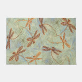 Dragonfly Dance Gold Deurmat (Voorkant)