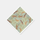 Dragonfly Dance Gold Servet (Hoek)