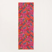 Dragonfly Dance Hot Fuchsia Yoga Mat (Achterkant)