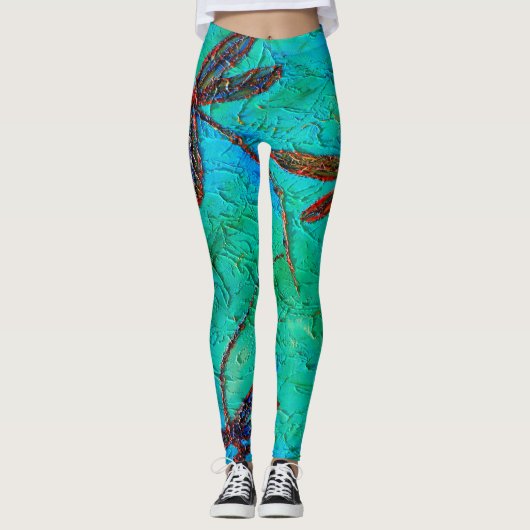 Dragonfly Dance Leggings (Voorkant)