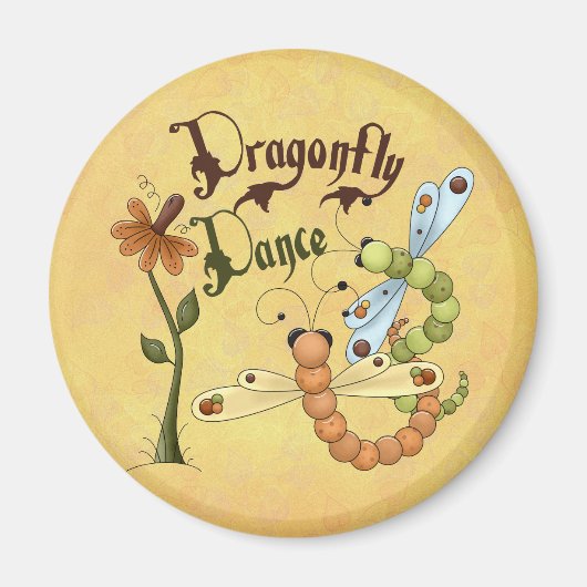 Dragonfly Dance Magneet (Voorkant)