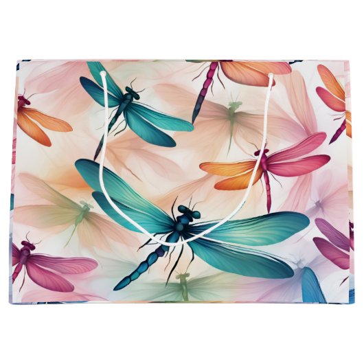Dragonfly Dance Print Cut Naaizak Groot Cadeauzakje (Voorkant)