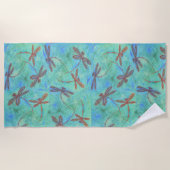 Dragonfly Dance Strandlaken (Voorkant)