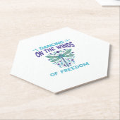 Dragonfly Dancing On The Winds Dragonfly Lovers Dr Kartonnen Onderzetters (Schuin)