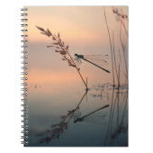 Dragonfly Dawn Reflection Notitieboek (Voorkant)
