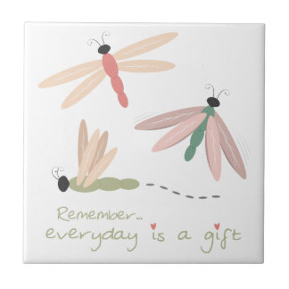 Dragonfly Day Gift Tegeltje