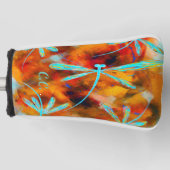 Dragonfly Desert Golf Head Hoesje Golfheadcover (Voorkant)