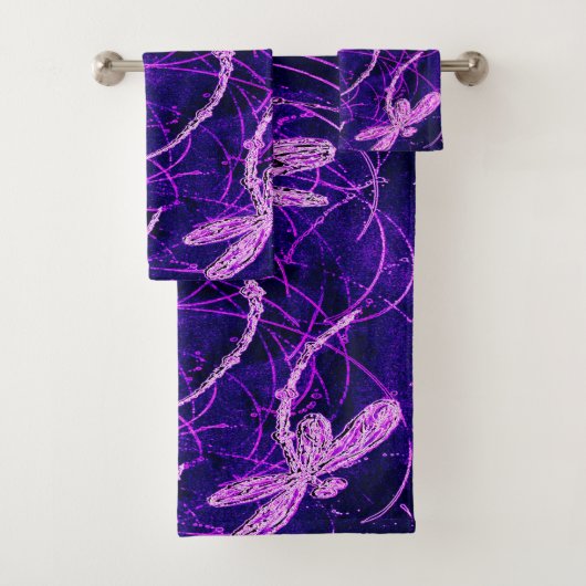 Dragonfly Disco Bad Handdoek (Insitu)