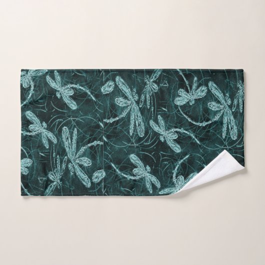 Dragonfly Disco Midnight Blue (Serviette à main)