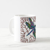 Dragonfly Doodle Koffiemok (Voorkant links)