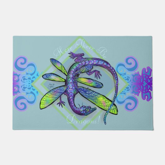 Dragonfly Dragon Deurmat (Voorkant)